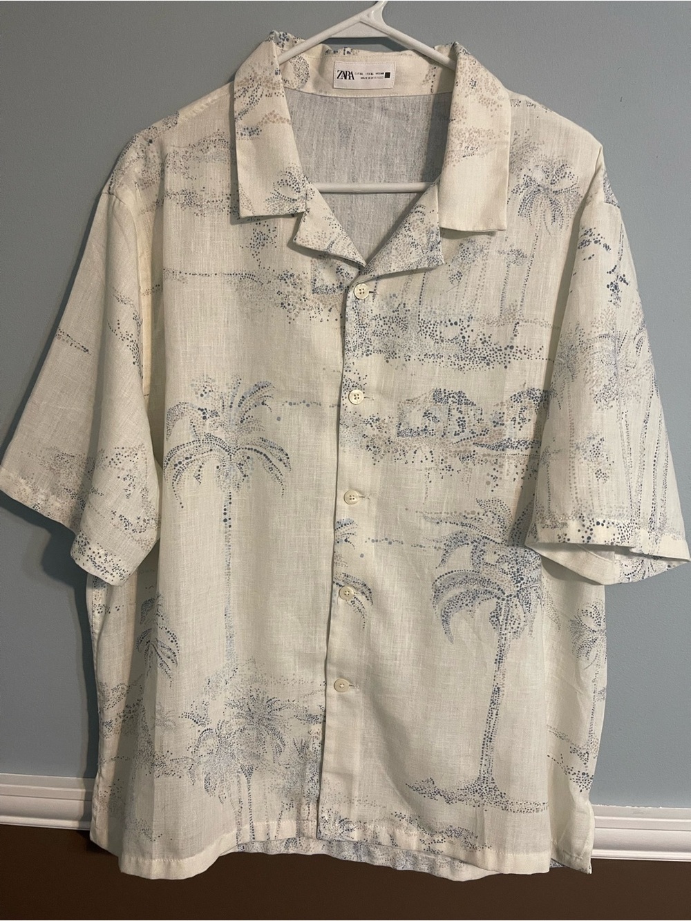 Zara Cream Resort Shirt